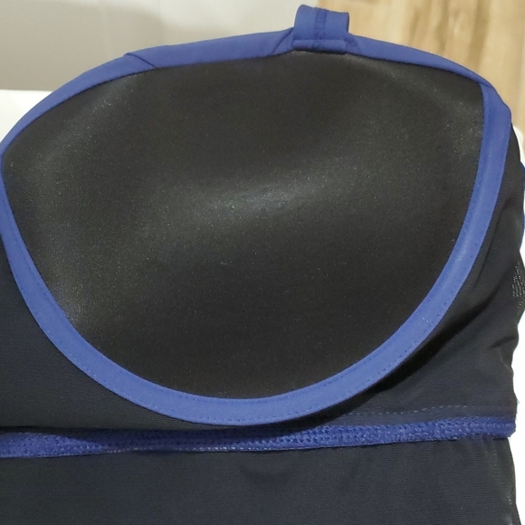 EUC ALEX MARIE Navy Swim Takini With Underwire, Adjustable Straps Size XL - Picture 5 of 9